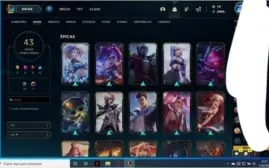 Conta lol de 2016