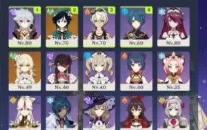 Conta Genshin AR 43 com 2 armas 5 estrelas