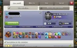 CONTA CLASH OF CLANS CV 10 - HERÓIS CASAL 57
