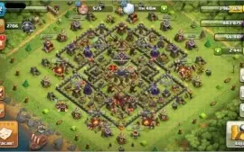 CONTA CLASH OF CLANS CV 10 - HERÓIS CASAL 57