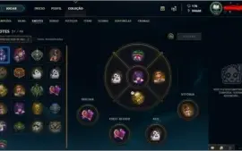 Conta LOL D4, Todos Champs, 145 skins + Ryze triunfante