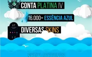 Conta Platina 4 - Diversas Skins - 16.000+ De Essência Azul