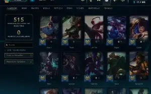 Conta Lol Full Acesso - Lvl 293 - 133 Skins - Todos Campeões