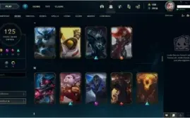 Conta LoL 125 skins (servidor NA)