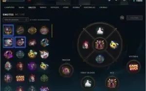 Conta League of Legends com 136 skins + todos campeões