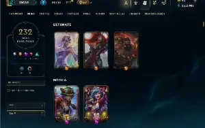 Bronze 4 com TODOS os champs e 232 Skins ( Nivel 605 )