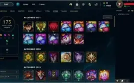 CONTA LOL LEAGUE OF LEGENDS 517 SKINS LEVEL 322