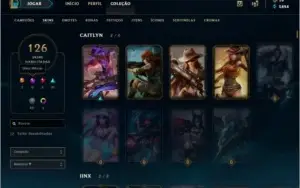 Conta de LoL (League Of Legends)