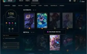 Conta de LoL (League Of Legends)