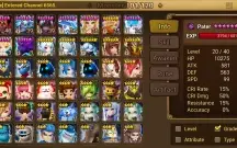 Summoners War Global com Pater Seara Nana Liam Sekhmet