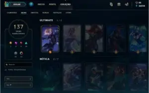 Conta League of Legends- Completa