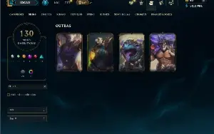 Prata 2 com TODOS os champs e 130 Skins ( JG / ADC )