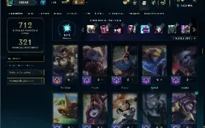Prata 2 com TODOS os champs e 130 Skins ( JG / ADC )