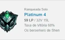 Contas Platinas