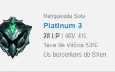 Contas Platinas
