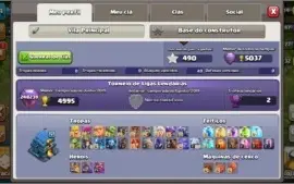 Conta clash of clans cv 12 full
