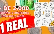 ✨ Pack Pega e Pinte – Mais de 2.000 Desenhos e Atividades!