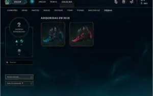 Conta League of Legends PlATINA/ IRELIA NINJA