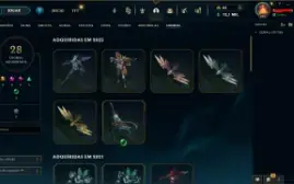 Conta De Lol Criada Em 2013 Full Skins (Valorant Tem Skins)