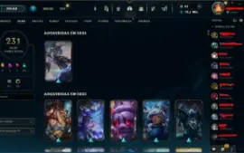 Conta De Lol Criada Em 2013 Full Skins (Valorant Tem Skins)