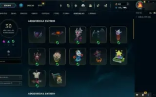 Conta De Lol Criada Em 2013 Full Skins (Valorant Tem Skins)