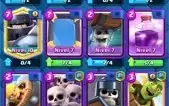 Conta Clash Royale level 9  2830 trofeús com 5 lendárias.