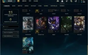 CONTA LOL CRIADA EM 2012 41 CHAMPIONS