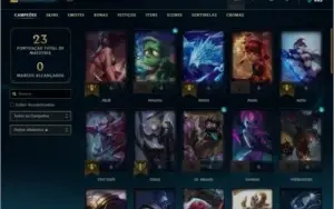 CONTA LOL CRIADA EM 2012 41 CHAMPIONS