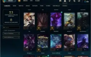 CONTA LOL CRIADA EM 2012 41 CHAMPIONS