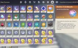 Conta Genshin Ar 58 17 Personagens 5* & 10 Armas 5*