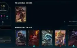 CONTA DE LOL DE 2018