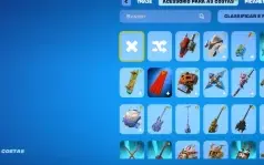 Conta fortnite 118 skins +picaretas +330 emotes 500 vbucks