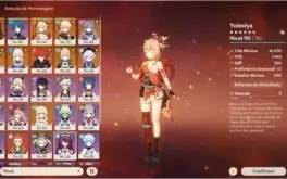 AR55 Hutão, Venti, Kazuha, Kokomi, Yoimia, Diluc, Jean+ Homa