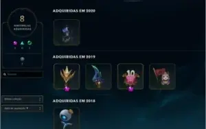 Conta LoL  LVL65 Platina 4