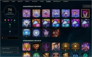 Conta LoL  LVL65 Platina 4