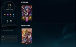 Conta LoL  LVL65 Platina 4