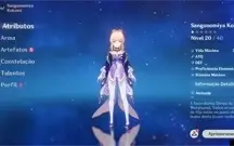 Ganyu+Arco de amos+Kokomi+Raiden