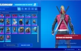 Conta Fortnite + Passe atual