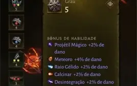 ARCANISTA LVL 125 / 1110 DE RESSONÂNCIA / 3K TAXA DE COMBATE
