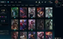Conta lol - lvl 365 com 138 skins e mais!