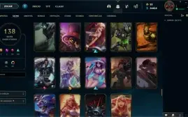 Conta lol - lvl 365 com 138 skins e mais!