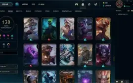Conta lol - lvl 365 com 138 skins e mais!