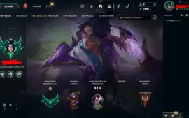 Conta De Lol Nível 578, Todos Os Campeões E Com 171 Skins