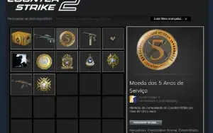 Conta Cs2 Com 6 Medalhas, Level 8 Faceit E 16 Gc + Jogos