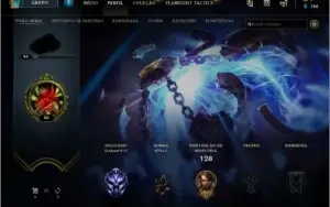 conta lol diamante 4 mmr alto