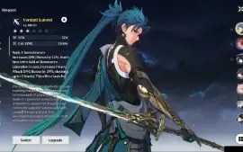 Wuthering Waves lvl 35 < Jiyan + arma / Yinlin >