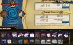 CONTA NARUTO ONLINE BR - 540K DE FORÇA - SERVIDOR 397