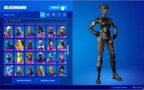 conta de fortnite S3 full, galaxy, minty, wonder, glow.