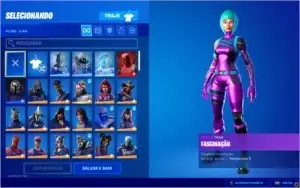 conta de fortnite S3 full, galaxy, minty, wonder, glow.