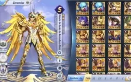 Conta saint seiya awakening Global servidor A12-LIBRA LvL 54